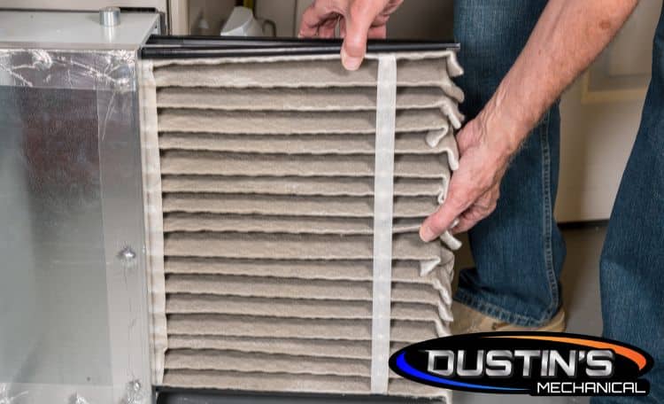 Dirty air filter